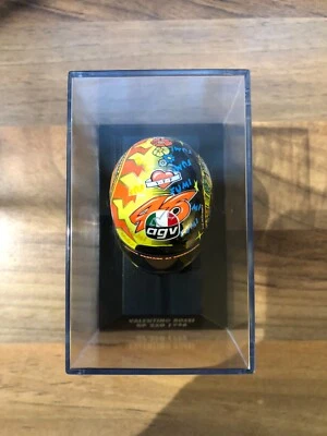 1/8 CASQUE HELMET VALENTINO ROSSI GP 250 1998 MINICHAMPS - Photo 1/4