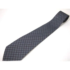Christian Giorgiou Mens Blue Red Diamond Geometric Necktie Tie 60" - Bild 1 von 3