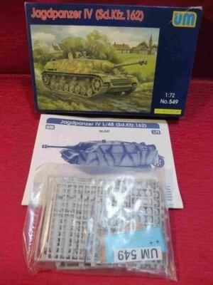 UM MODEL KIT #549 WW2 GERMAN PANZER TANK JAGDPANZER IV SD.KFZ.162 PARTS SEALED - Image 1 of 3