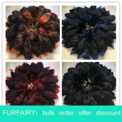 50 un. Venta al por mayor 16" Real Cola de Zorro Piel Llavero Disfraz Cosplay Bolso Colgante Foto 1 de 3