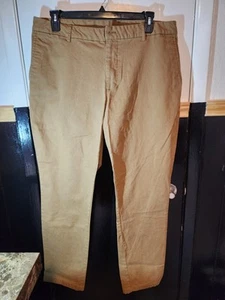 Old Navy 38x32 Slim Chino Pants w/Bulit In Flex for comfort & movement in Brown - Picture 1 of 7