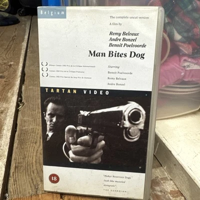 Man Bites Dog VHS Video Tape PAL - Image 1 of 3