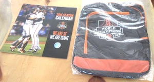 S.F. GIANTS Full Size New Backpack and 2015 Season Calendar NEW and COLLECTIBLE - Bild 1 von 5