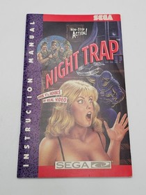 Sega CD Night Trap Manual Only