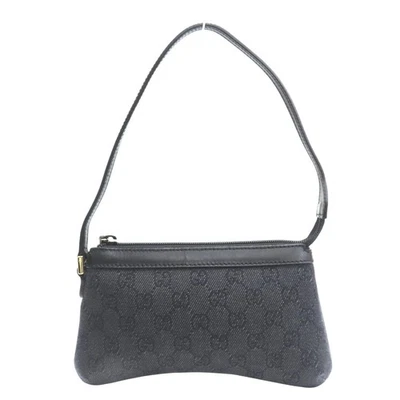GUCCI Accessory Pouch Shoulder Bag Canvas Black 272381 - Image 1 of 4