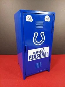 Indianapolis Colts Mini Metal Sports Locker Blue 6"x6"x12" Kids Toy Mancave - Picture 1 of 11