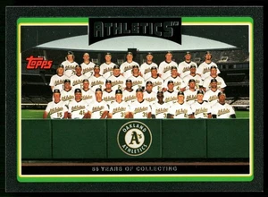 Oakland Athletics TC 2006 Topps negro #285 SN/55 - Imagen 1 de 2