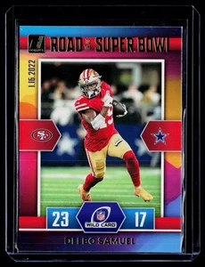 2022 Donruss #WC-DS Deebo Samuel Road to the Super Bowl Wild Card - Bild 1 von 2