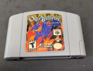 Ogre Battle 64: Person of Lordly Caliber Nintendo 64, 2000 autentico testato salva - Foto 1 di 7