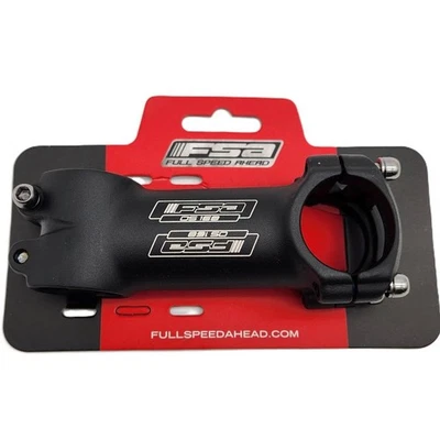 Vástago de bicicleta FSA Omega 31,8 x 90 mm OS-168 +/-6 grados aleación negro Foto 1 de 2