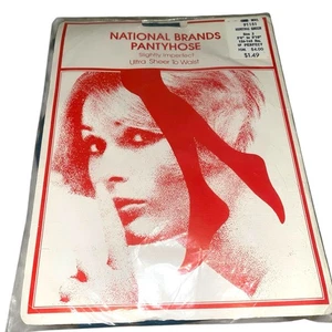 Vintage Belle Sharmeer transparente Strumpfhose Gr. 2 126-165lbs Jagd grün National - Bild 1 von 4