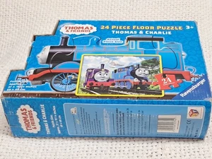 2012 RAVENSBURGER THOMAS & CHARLIE TRAIN 24 PIECE FLOOR PUZZLE COMPLETE IN BOX - Picture 1 of 5