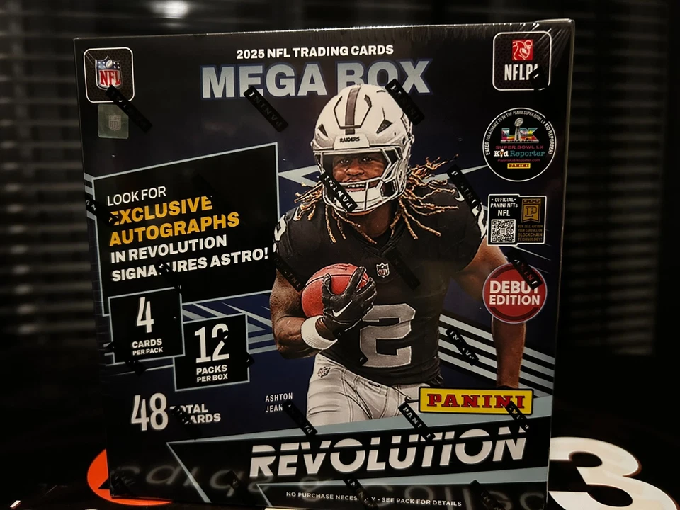 2025 Panini Revolution Football NFL Trading Cards Mega Box... FACTORY SEALED!!! - Image 1 of 1