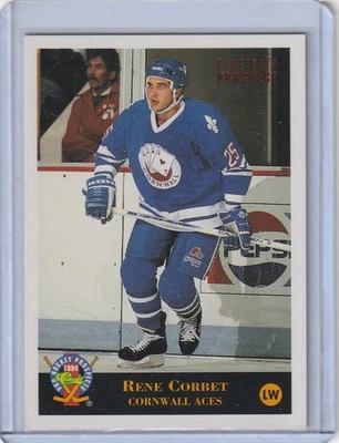 Rene Corbet (#130) - 1994-95 Classic Pro Prospects - Cornwall Aces - AHL Card - Image 1 of 2