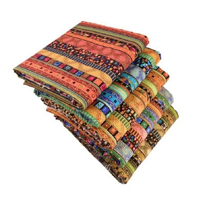 Ed Ethnic Style Handmade Pattern Printed Fabric Fabric Printed Ed Printed Fabric - image 1 of 4
