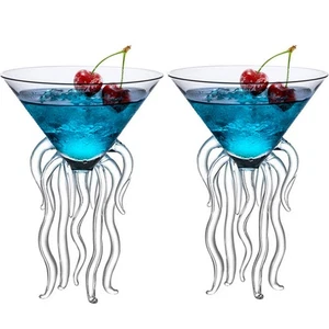 Polpo Cocktail Bicchiere Creativo Drinkware Bar Calice Strumenti Snifters (Enorme 2 T... - Foto 1 di 9