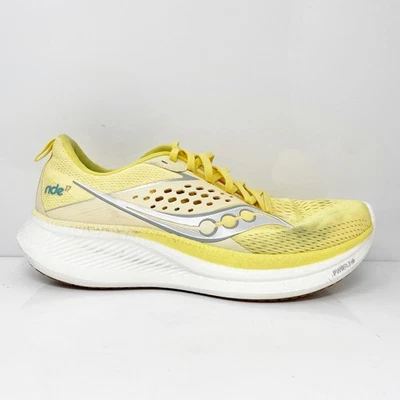 Saucony Womens Ride 17 S10924-230 Yellow Running Shoes Sneakers Size 10.5 - Image 1 of 4