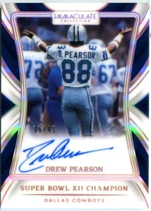 DREW PEARSON 2024 Panini Immaculate SUPER BOWL XII CHAMPION AUTO Cowboys /49 - Picture 1 of 2