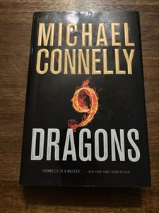 SIGNED 9 Dragons By Michael Connelly 1st Printing First Edition 2009 HCDJ - Picture 1 of 12