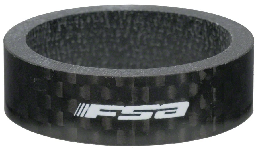 Espaciador de auriculares de carbono FSA 1-1/8" x 10 mm - Pila de potencia de bicicleta ligera y duradera Foto 1 de 1