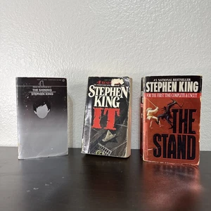 Stephen King The Shining, IT, The Stand Paperback First Edition Signet Novels - Picture 1 of 10