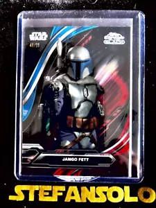 Star Wars Topps 2024 cromo negro/99 #65 Jango Fett - Imagen 1 de 2
