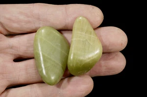Cristal curativo chakra mineral roca pulida caída de 2" 2 piezas - Imagen 1 de 1