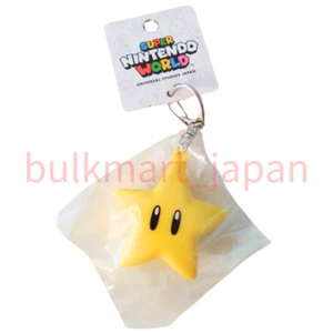 Universal Studios Nintendo Super Star Light Up Keychain Super Mario Bros. USJ - Picture 1 of 2