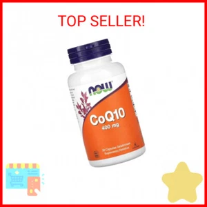 NOW Coq10 400mg, 30 Softgels - Picture 1 of 2