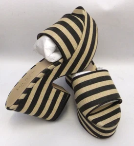 Kate Spade Ibiza Raffia Platform Slide Sandals UK 8 EU 40 NEW Boxed - Picture 1 of 16