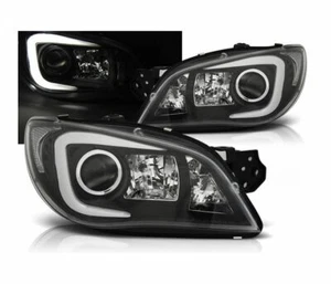 fari per SUBARU IMPREZA II GD 2006-2007 tubo luce nero HID nero LHD - Imagen 1 de 3
