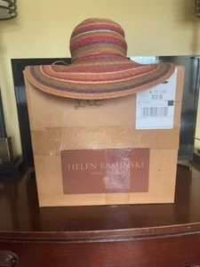 Helen Kaminski Angelica Multi-Colored Hat - Vintage - NWT and Hat Box - Picture 1 of 5