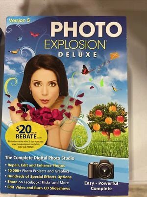 Suite de edición de imágenes de fotografía digital Photo Explosion Deluxe versión 2 Foto 1 de 3