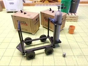 Miniature Custom Rough Terrain Welding Cart for 1/14th scale for RC Construction - Picture 1 of 3