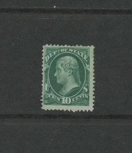 USA Scott # O62 F-VF OG Nibbled Perf BOB Revenue Stamp Dept of State Cat $250 - Picture 1 of 2