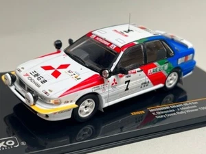 1:43 ixo KBI029 Mitsubishi Galant VR-4 Evo Ivory Coast Rally 1991 #7 modelo de coche - Imagen 1 de 12