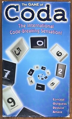 2003 Winning Moves Games The Game of Coda. Used, Complete, Nice! - Image 1 of 3