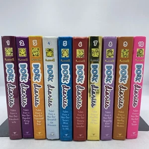 Dork Diaries Series Lot of 10 Books 1-10 by Rachel Renée Russell Hardcover -GOOD - Picture 1 of 18