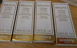 SISLEY SISLEYA L'INTEGRAL ANTI AGE EYE & LIP CONTOUR CREAM SAMPLES 4 X 2ML BOXED