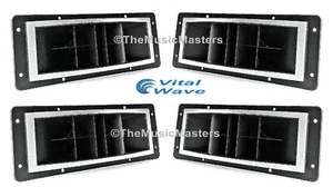 4 Pack 4 x 10 Inch Piezo Flush Mount Super Horn TWEETER Speakers Blemishes SAVE! - Picture 1 of 6