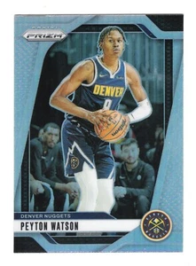 2024-25 Panini Prizm Basketball Peyton Watson Silver Prizm #133 Denver Nuggets - Picture 1 of 2