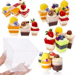 Dessertbecher Wiederverwendbar Fingerfood Kunststoff Einweg Becher Plastikbecher - Bild 1 von 27