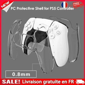 Housse de protection transparente en PC pour contrôleur PS5 - Photo 1/7