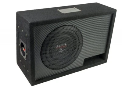 Audio System 200 Watt Aktiv-Subwoofer Auto Bassbox aktiv R08 Flat BR active EVO  - Bild 1 von 2