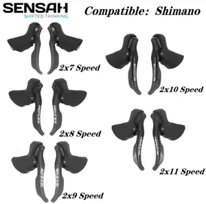 Road Bike Shifter Brake 7/8/9/10/11 Speed Shifter Dual Control Lever Shiamano - Picture 1 of 9