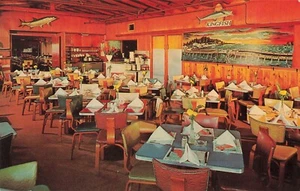 Kingfish Fish Camp Seafood Restaurant Florida FL MCM Vintage Postcard Unused - Picture 1 of 2