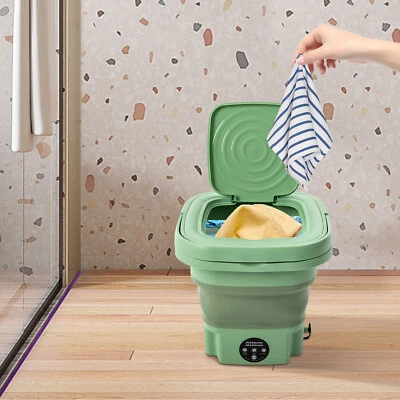 8L Foldable Clothes Washing Machine Portable Mini Washing Machine Folding Washer - Image 1 of 4
