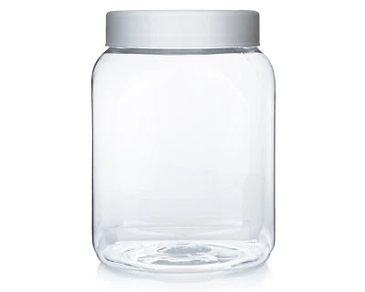 400ml Aufbewahrungsbecher Becher mit Deckel Plastikdose Schraubdose Gewürzdosen - Bild 1 von 4