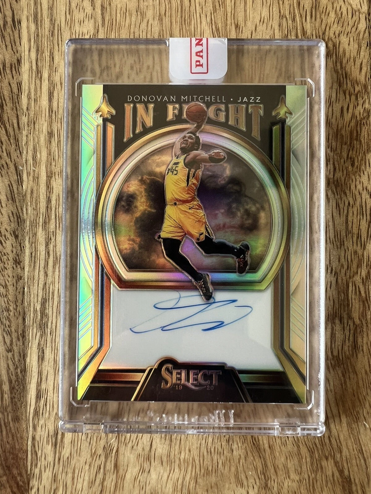 NBA 2019-20 Panini Select In-Flight Signatures DONOVAN MITCHELL Auto #/99
