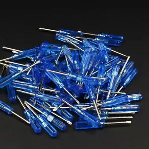 500pcs Mini 45mm x 2.0mm Cross Phillips Tip Screwdrivers Phone Repair Tool Blue - Picture 1 of 2
